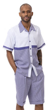 Load image into Gallery viewer, Men&#39;s 2 pc Short Sleeve Shirt &amp; Shorts Set