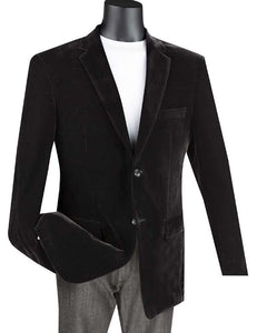 Velvet Sport Coat Blazer - Regular Fit