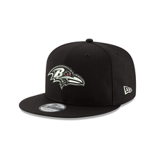Load image into Gallery viewer, Baltimore Ravens 9Fifty New Era Snapback - Black/White