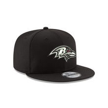 Load image into Gallery viewer, Baltimore Ravens 9Fifty New Era Snapback - Black/White