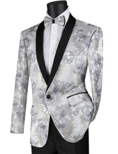 Load image into Gallery viewer, Slim Fit Blazer with Matching Bowtie