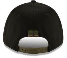 Load image into Gallery viewer, Brad Keselowski #9 New Era 9Forty Military Salute Olive Black Adjustable Snapback Hat
