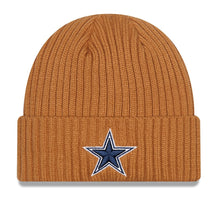 Load image into Gallery viewer, Dallas Cowboys New Era Classic Light Bronze Knit Hat