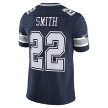 Load image into Gallery viewer, Dallas Cowboys Legend Emmitt Smith #22 Nike Navy Vapor Limited Jersey