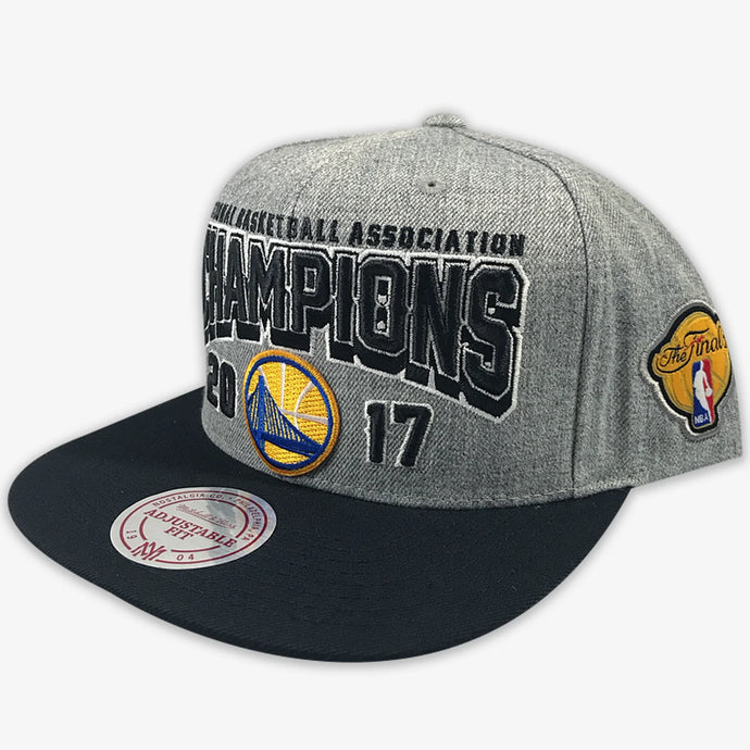 Golden State Warriors Mitchell & Ness 2017 Championship Snapback Cap