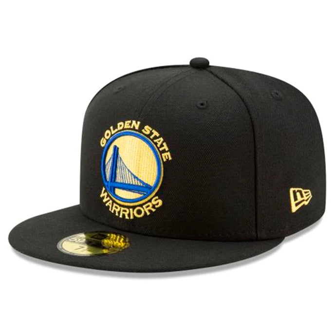 Golden State Warriors New Era 59Fifty Fitted Black Cap