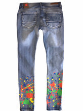 Load image into Gallery viewer, Paint Splattered Jeans