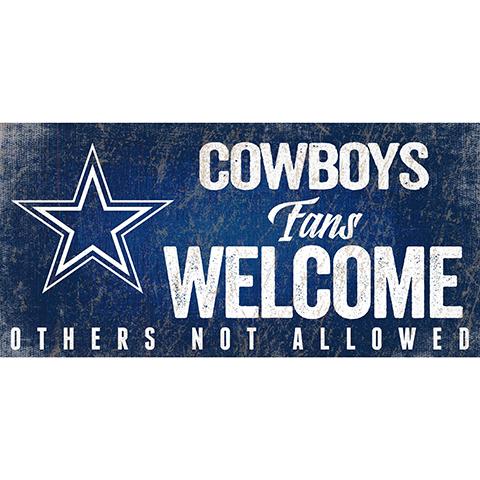 Dallas Cowboys Fans Welcome Sign