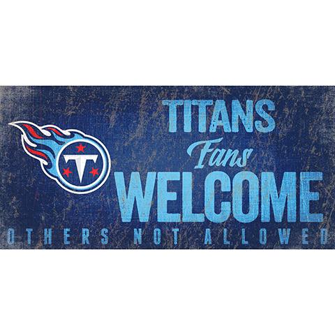 Tennessee Titans Fans Welcome Sign
