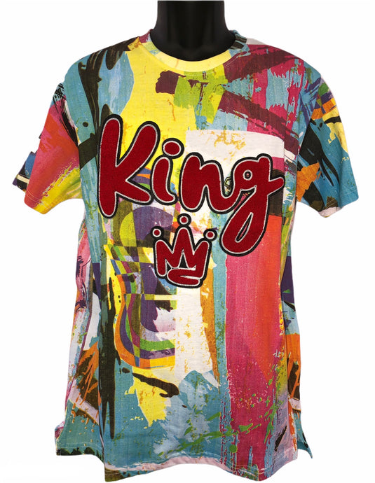 KIDS' King Abstract Art Tee