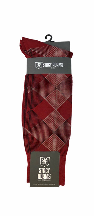 Stacy Adams Diamond Pattern Socks