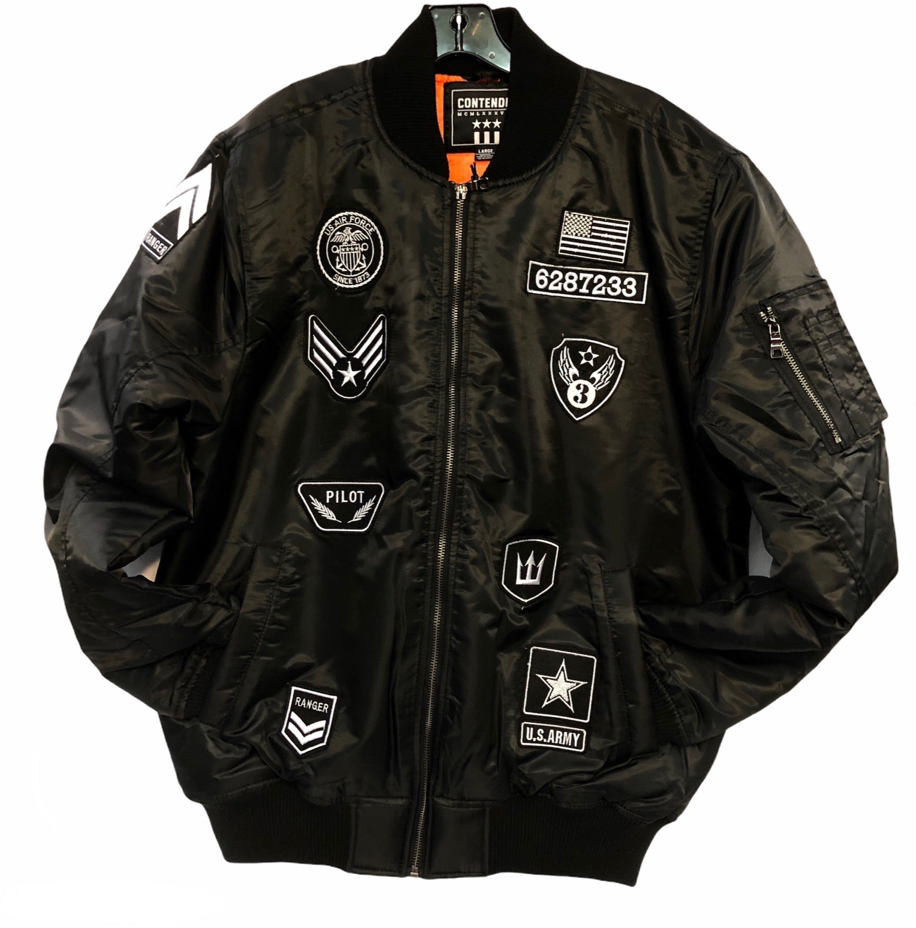 Bomber Jacket with Patches – The Look! Shopthelookonline.com Bomber Jacket with Patches – The Look! Shopthelookonline.com