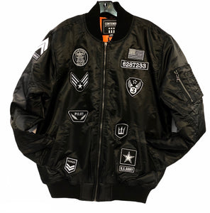 Bomber Jacket with Patches