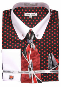 French Cuff Dress Shirt (Comes with Tie, Hanky, and Cufflinks)