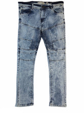 Load image into Gallery viewer, Ice Blue Slim Fit Riding Jeans