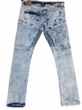 Load image into Gallery viewer, Ice Blue Slim Fit Riding Jeans