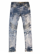 Slim Fit Ice Blue Jeans