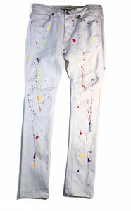 Paint Splattered Jeans