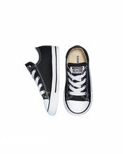 Load image into Gallery viewer, Chuck Taylor All Star Black with White Low Top INFANT