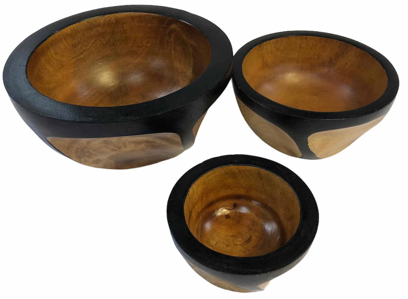 Mangowood Set of Three Bowls