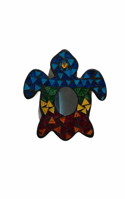 Mosaic Turtle Wall Decor