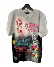 Load image into Gallery viewer, Dip Dyed Astro Graphic Tee