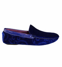 Load image into Gallery viewer, Velvet Print Slip On Driving Shoe