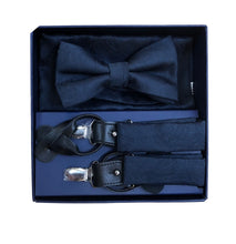 Load image into Gallery viewer, Paisley Bowtie &amp; Suspender Set