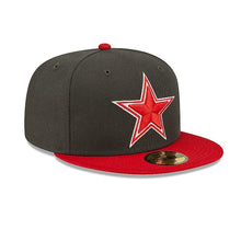 Load image into Gallery viewer, Dallas Cowboys New Era 59Fifty Red Gray Steel Clouds Hat