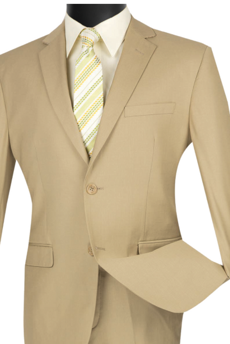 Vinci Ultra Slim Single Breasted Suit (Available in Multiple Colors)