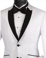 Vinci Slim Fit Sharkskin Suit (Available in Multiple Colors)