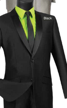 Load image into Gallery viewer, Vinci Slim Fit Sharkskin Suit (Available in Multiple Colors)