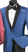 Load image into Gallery viewer, Vinci Slim Fit Polka Dot Suit