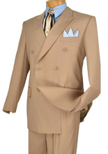 Load image into Gallery viewer, Vinci Double Breasted Suit (Beige, H. Gray &amp; Black)