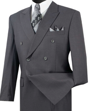 Load image into Gallery viewer, Vinci Double Breasted Suit (Beige, H. Gray &amp; Black)