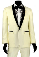 Load image into Gallery viewer, Vinci Slim Fit Shawl Collar Tux (Black,Grey, Ivory)