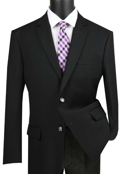 Regular Fit Sport Coat in Black