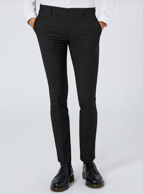 Ultra Slim Fit Dress Pants (Black)