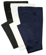 Luxurious Ultra Slim Fit Stretch Satin (Sateen) Dress Pants by Vinci  # OUSST