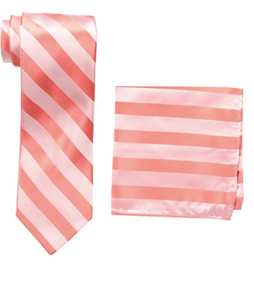 Stacy Adams Two Toned Tie and Hanky Set