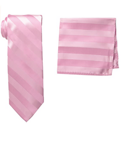 Stacy Adams Two Toned Tie and Hanky Set