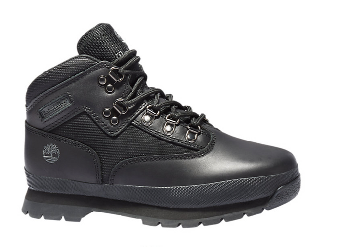 Black Full Grain Euro Hiker (Only Available to ship within the USA)