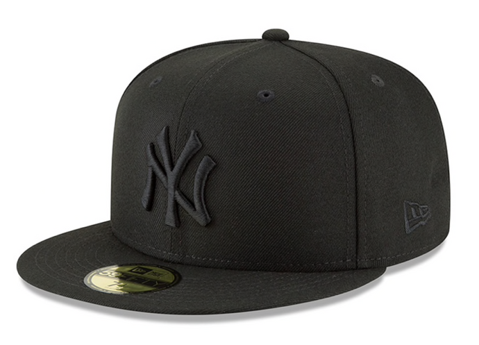 New York Yankees 59Fifty 5950 New Era Black or White Fitted Cap