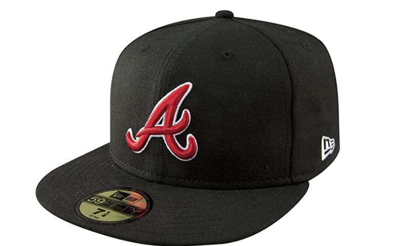 Atlanta Braves Black, Red, and White Cap