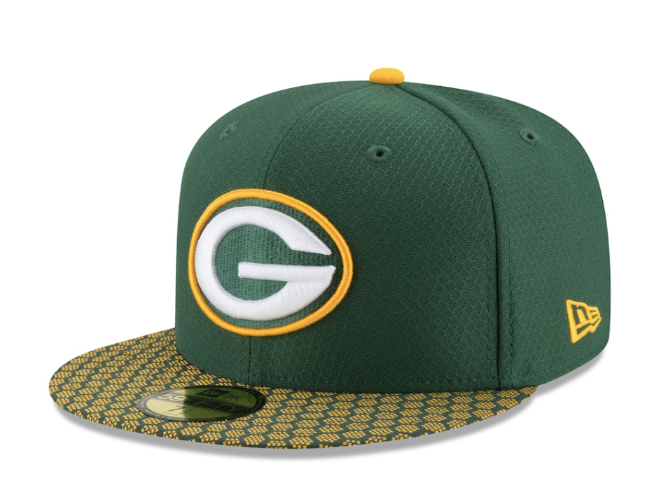 Green Bay Packers Sideline Official Fitted Cap