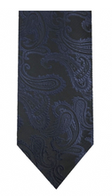 Load image into Gallery viewer, Microfiber Paisley Tie (More Blue Variations)