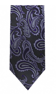 Microfiber Paisley Tie (More Blue Variations)