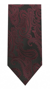Microfiber Paisley Tie (Red Variations)