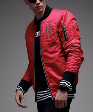 Load image into Gallery viewer, Basic Bomber Jacket (Available in Red, Black, White, Olive &amp; Navy)