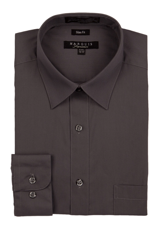 marquis dress shirts this broadcloth fabric offers the best of both worlds Marquis Men's Cotton Blend Slim